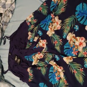 Floral spaghetti strap dress